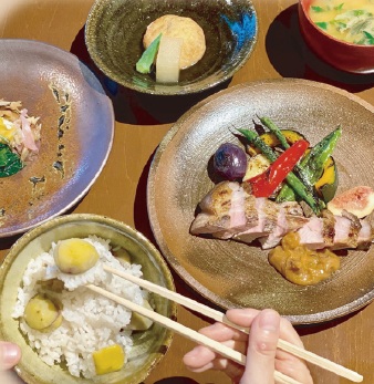 丹波栗膳の料理
